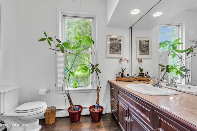 75 Portland Rd, Highlands, NJ 07732 - bathroom featuring vanity and wood finished floors