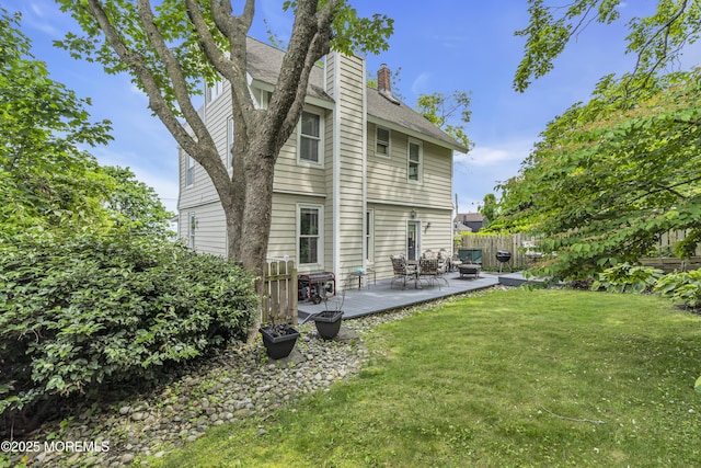 75 Portland Rd, Highlands, NJ 07732 - rear view of property with a chimney
