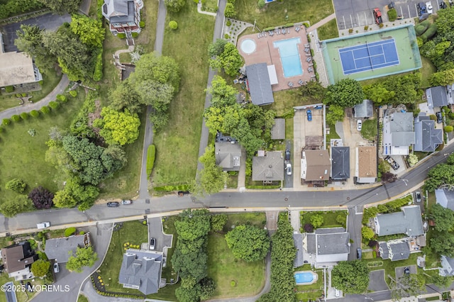 75 Portland Rd, Highlands, NJ 07732 - aerial view of property and surrounding area with nearby suburban area