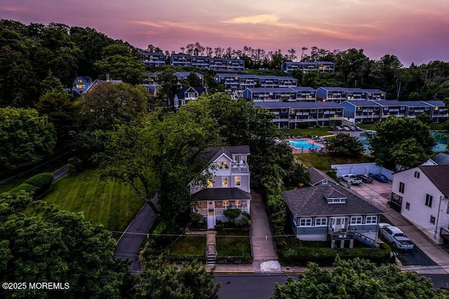 75 Portland Rd, Highlands, NJ 07732 - aerial view of a pool area