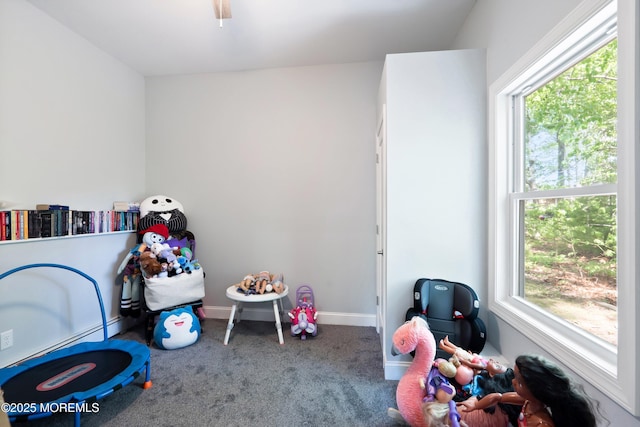 629 Alpine St, Forked River, NJ 08731 - game room with carpet flooring, healthy amount of natural light, baseboards, and baseboard heating