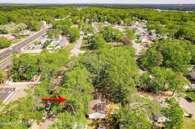 629 Alpine St, Forked River, NJ 08731 - drone / aerial view of a heavily wooded area