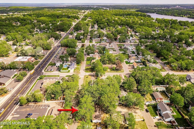 629 Alpine St, Forked River, NJ 08731 - aerial perspective of suburban area with a large body of water