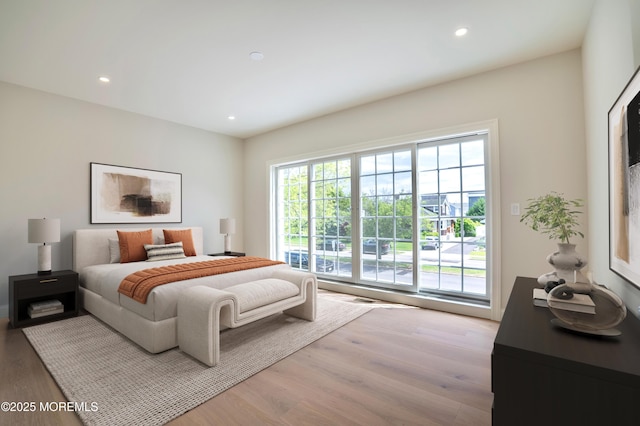 205 Parkway Pt, Pleasant Beach, NJ 08742 - bedroom with wood finished floors and recessed lighting