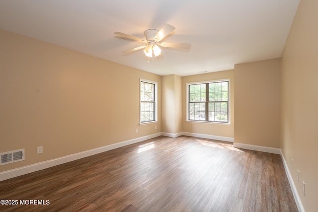 2708 Ridgefield Ct Unit 2708, Helmetta, NJ 08828 - unfurnished room featuring wood finished floors, ceiling fan, and baseboards