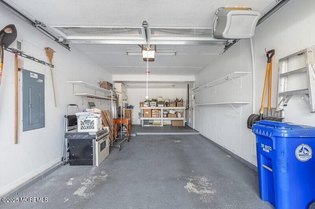 8 Holmes Ct, Brick, NJ 08724 - garage featuring electric panel and a garage door opener
