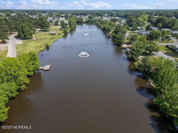 8 Holmes Ct, Brick, NJ 08724 - aerial view of a large body of water and a tree filled landscape