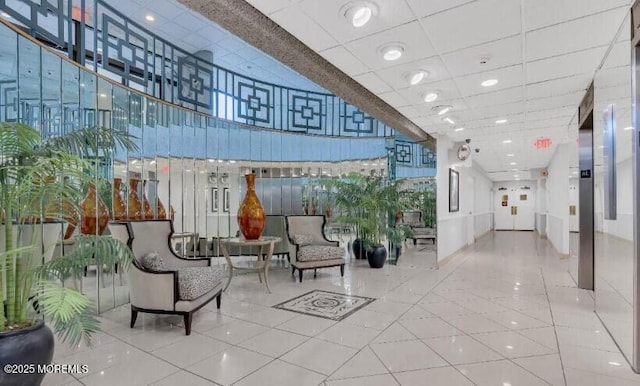 1 Scenic Dr Unit 511, Highlands, NJ 07732 - common area with a paneled ceiling