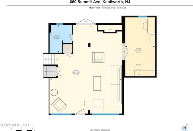 660 Summit Ave, Kenilworth, NJ 07033 - home floor plan