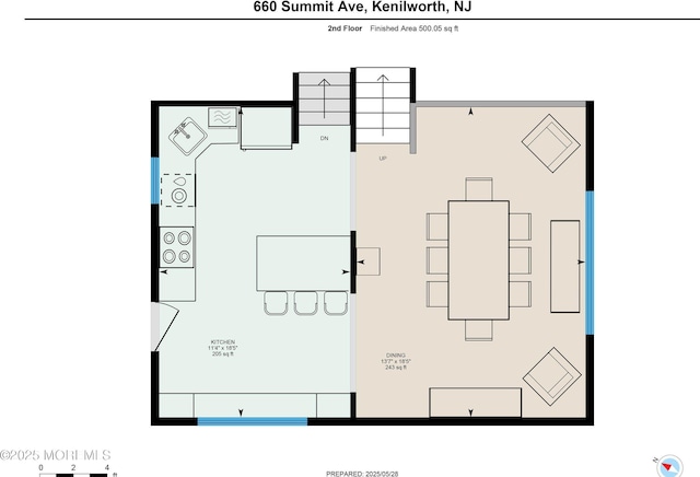 660 Summit Ave, Kenilworth, NJ 07033 - room layout