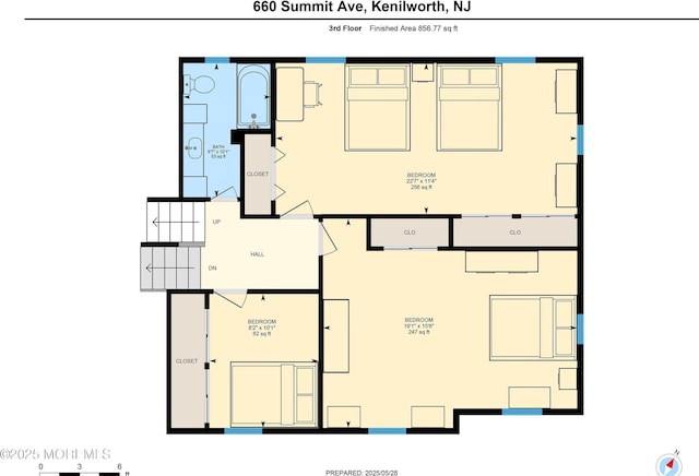 660 Summit Ave, Kenilworth, NJ 07033 - floor plan / room layout