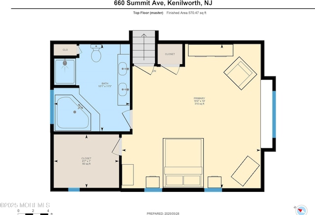 660 Summit Ave, Kenilworth, NJ 07033 - home floor plan
