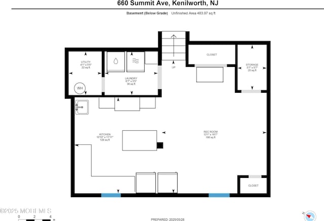 660 Summit Ave, Kenilworth, NJ 07033 - property floor plan