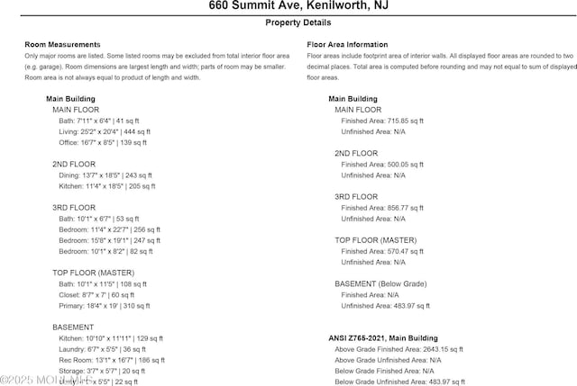 660 Summit Ave, Kenilworth, NJ 07033 - view of miscellaneous document