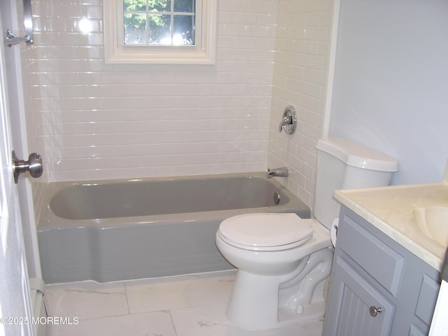 364 Westwood Ave Unit 12, Long Branch, NJ 07740 - full bath with vanity, toilet, and shower / bathtub combination