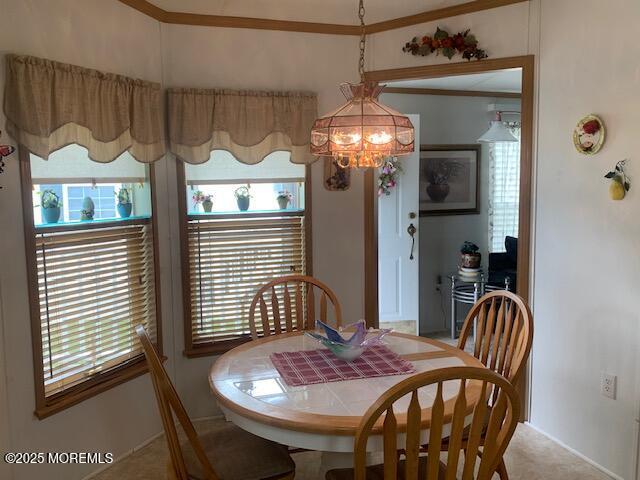 507 Momosa Way, Whiting, NJ 08759 - dining area featuring a chandelier