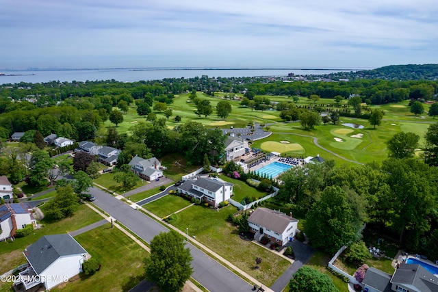 20 Koosman Dr, Leonardo, NJ 07737 - aerial view of property and surrounding area with a nearby body of water, a local golf course, and nearby suburban area