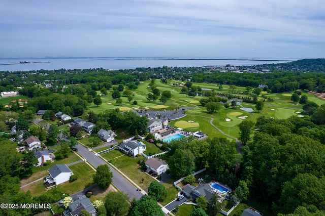 20 Koosman Dr, Leonardo, NJ 07737 - aerial view of property's location with a large body of water and a local golf course