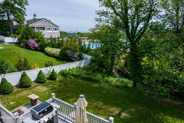 20 Koosman Dr, Leonardo, NJ 07737 - view of yard with a deck