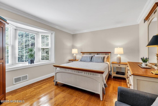 71 Maple Ave, Little Silver, NJ 07739 - bedroom featuring crown molding, baseboards, and wood finished floors
