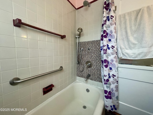 228 Albert Pl, Elberon, NJ 07740 - full bathroom featuring shower / tub combo with curtain