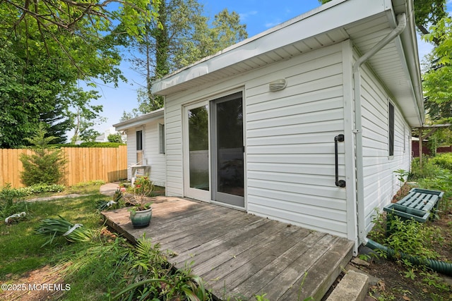 228 Albert Pl, Elberon, NJ 07740 - rear view of property featuring a deck