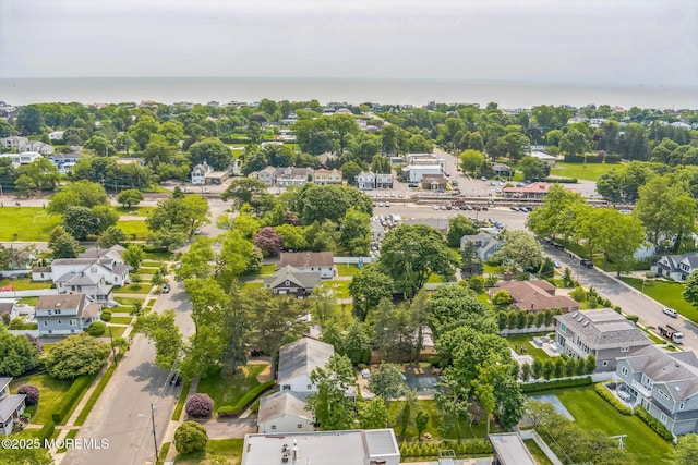 228 Albert Pl, Elberon, NJ 07740 - aerial view of residential area featuring a large body of water
