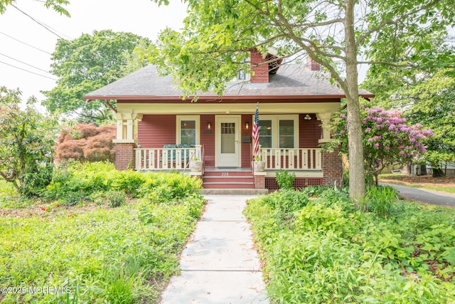 228 Albert Pl, Elberon, NJ 07740 - view of front of home featuring a porch and roof with shingles