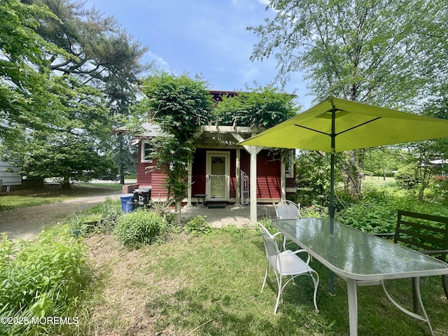 228 Albert Pl, Elberon, NJ 07740 - rear view of property featuring a patio