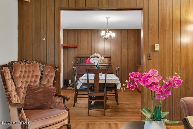 9 Riccis Dr, Jackson, NJ 08527 - dining area featuring a chandelier and wooden walls