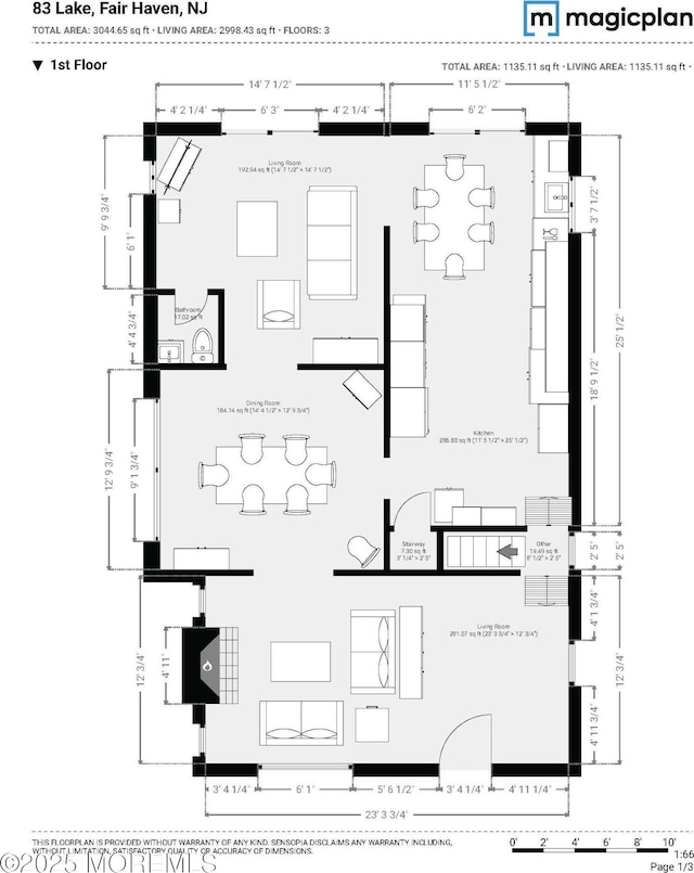 83 Lake Ave, Fair Haven, NJ 07704 - property floor plan