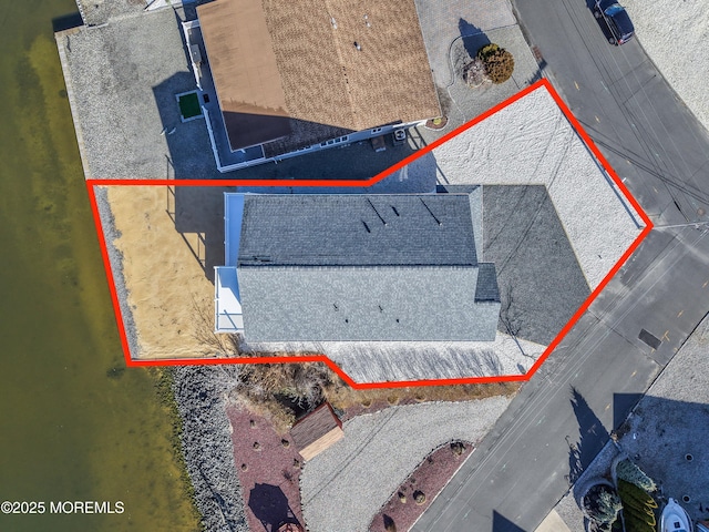 231 Cedar Island Dr, Brick, NJ 08723 - aerial view of property and surrounding area featuring property boundaries highlighted