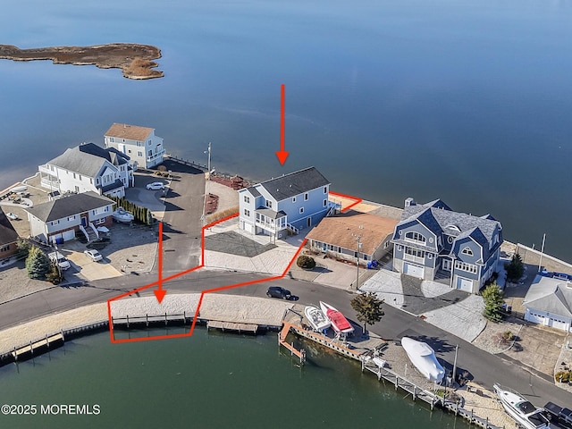 231 Cedar Island Dr, Brick, NJ 08723 - bird's eye view of a large body of water