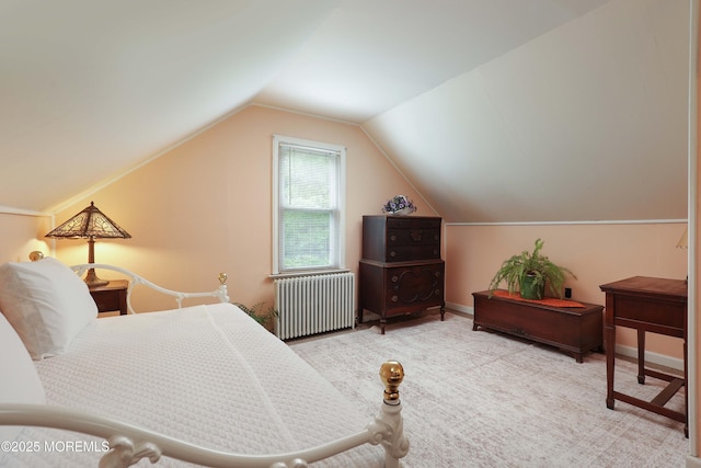 146 Morningside Ave, Union Beach, NJ 07735 - carpeted bedroom with radiator heating unit and lofted ceiling