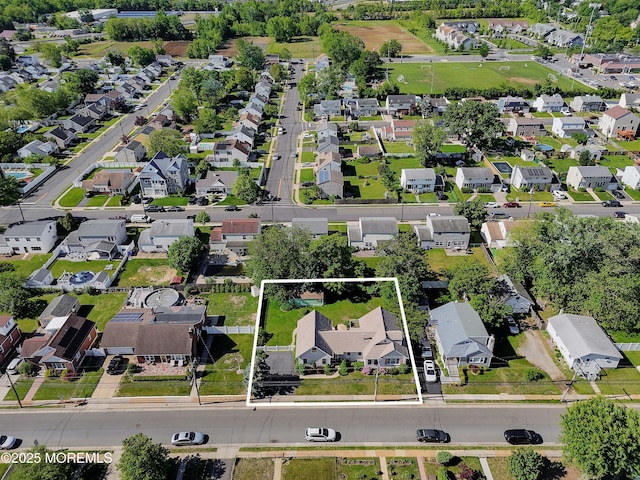 146 Morningside Ave, Union Beach, NJ 07735 - aerial view of residential area featuring property boundaries highlighted