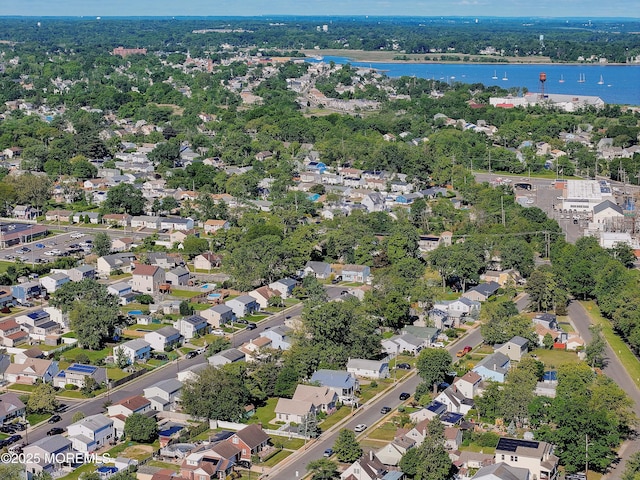 146 Morningside Ave, Union Beach, NJ 07735 - aerial view of property and surrounding area with a large body of water and nearby suburban area