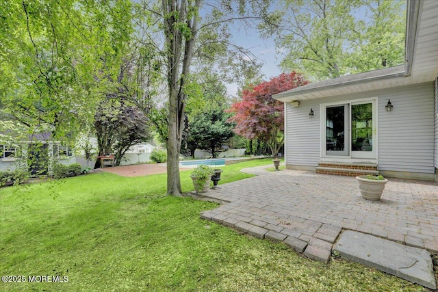 635 Susan Ln, Brielle, NJ 08730 - view of grassy yard featuring a patio and entry steps