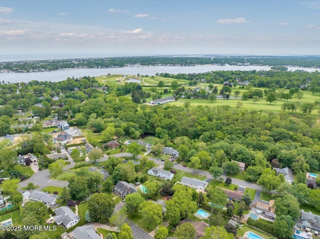 635 Susan Ln, Brielle, NJ 08730 - aerial perspective of suburban area featuring a large body of water