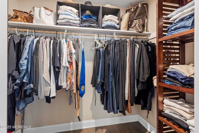 3206 Chicopee Pl, Point Pleasant, NJ 08742 - walk in closet with wood finished floors
