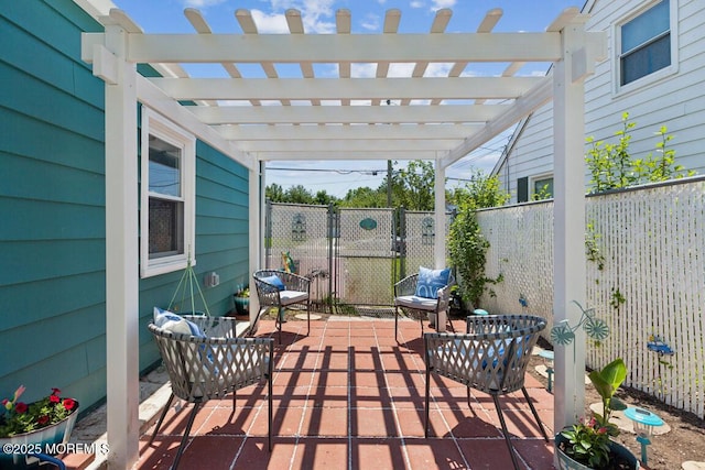 488 Fenwood Ave, Hamilton, NJ 08619 - view of patio with a pergola