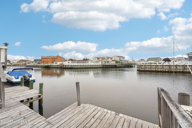 927 Beach Haven W Blvd, Manahawkin, NJ 08050 - dock area featuring a water view and a residential view