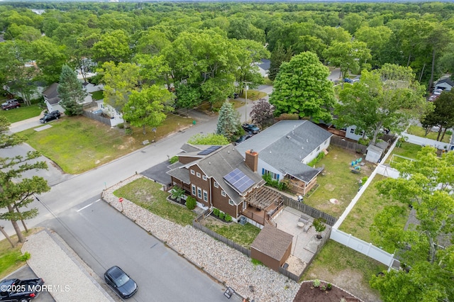 540 Vaughn Ave, Forked River, NJ 08731 - aerial view of residential area with a heavily wooded area