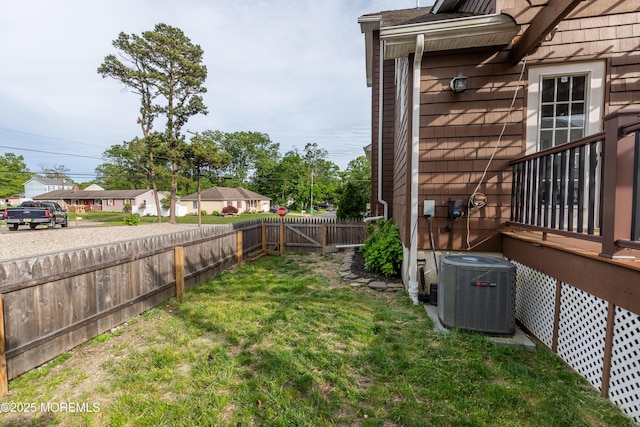 540 Vaughn Ave, Forked River, NJ 08731 - view of yard with central AC