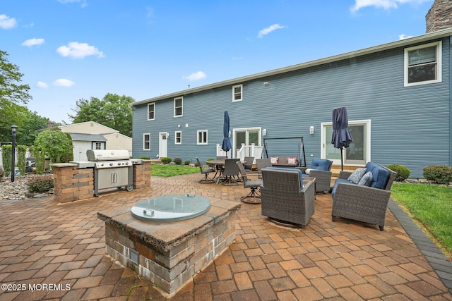 41 Revere Pl, Freehold, NJ 07728 - view of patio featuring outdoor lounge area, area for grilling, and outdoor dining area