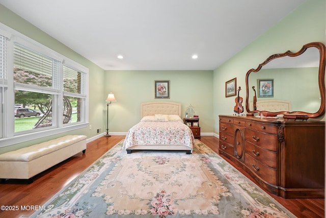 41 Revere Pl, Freehold, NJ 07728 - bedroom featuring wood finished floors, baseboards, and recessed lighting
