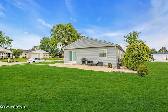 81 Encinitas Dr, Toms River, NJ 08757 - back of property featuring a yard and a patio area