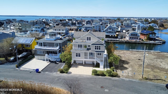 108 Rochester Dr, Brick, NJ 08723 - aerial view of residential area with a large body of water