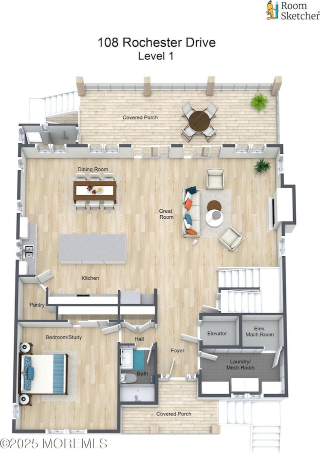 108 Rochester Dr, Brick, NJ 08723 - floor plan / room layout