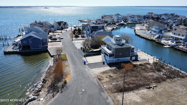 108 Rochester Dr, Brick, NJ 08723 - aerial perspective of suburban area with a large body of water