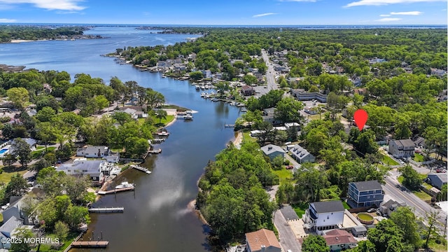 849 Mantoloking Rd, Brick, NJ 08723 - aerial view of residential area featuring a large body of water